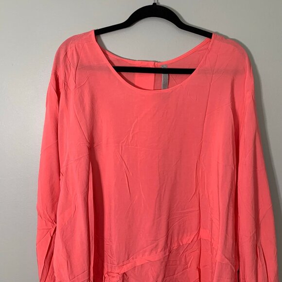 NEW Melissa McCarthy Seven7 lightweight long sleeve button detail shirt dress - Picture 3 of 10